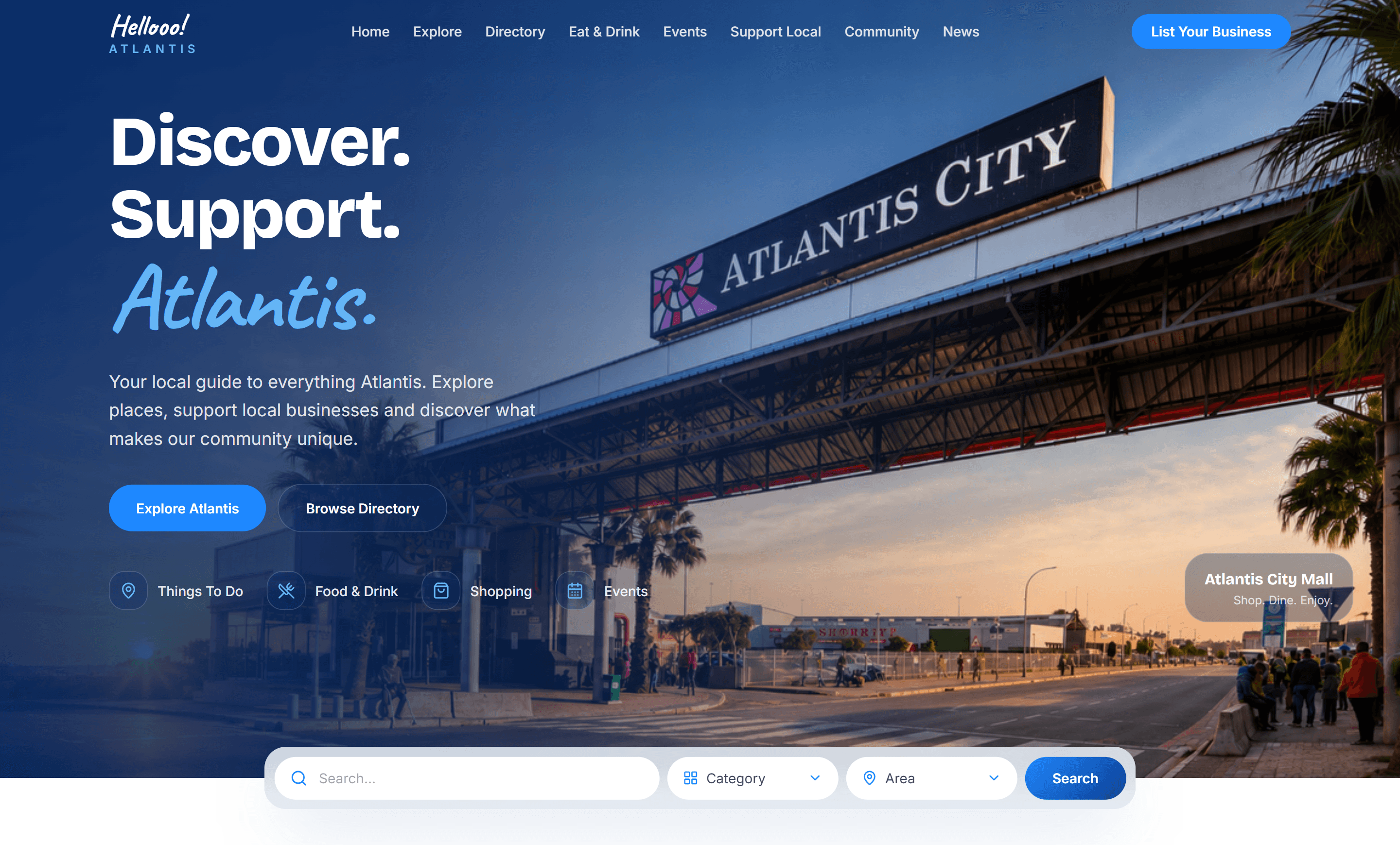 Hellooo! Atlantis website